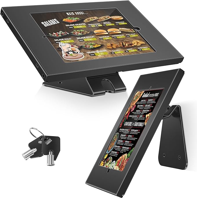 AboveTEK Anti-Theft Tablet Stand – iPad Locking & Security Stand, Countertop & by AboveTEK