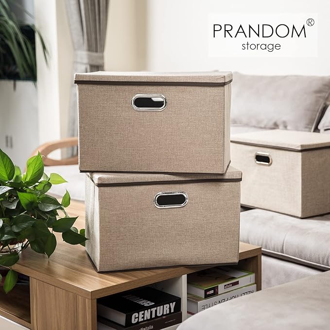 PRANDOM Extra Large Collapsible Storage Bins - Image 2