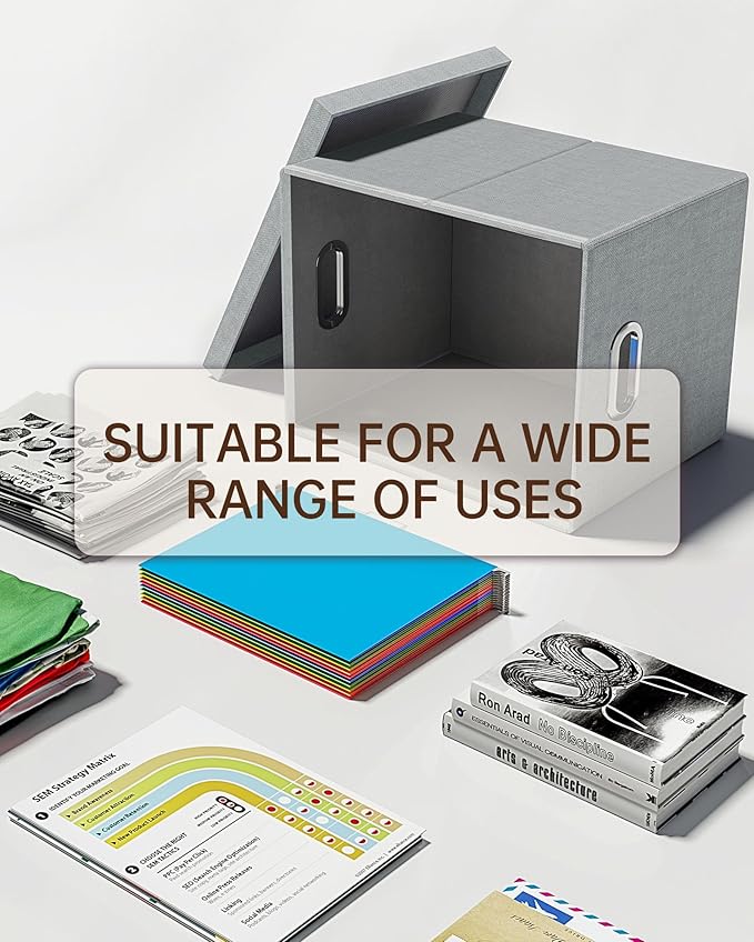 4 Pack File Storage Organizer, Document Organizer, Portable File Box - Image 5