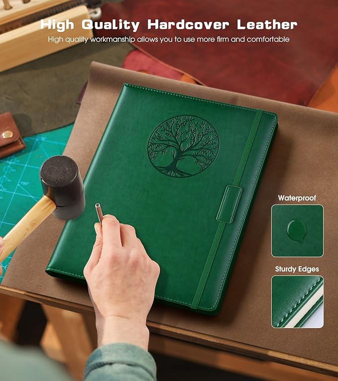 Biuwory Lined Journal Notebook for Women Men, 256 Pages B5 Large Hardcover - Image 3