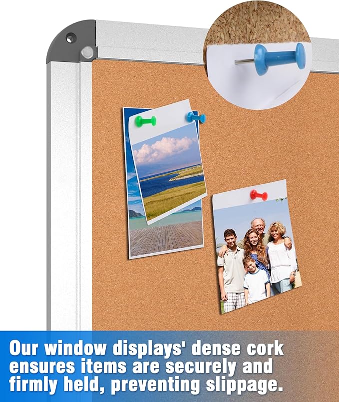 Mifuro 2 Pack 38"x28" Enclosed Bulletin Board, Lockable Weather-Resistant - Image 6