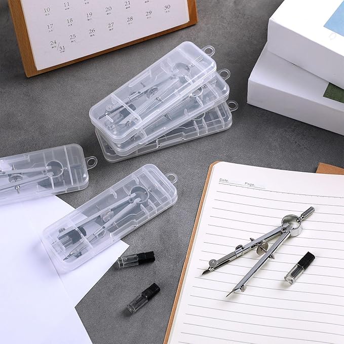 Zonon 24 Pcs Compass for Geometry Compass Bulk for Classroom Math Students - Image 6