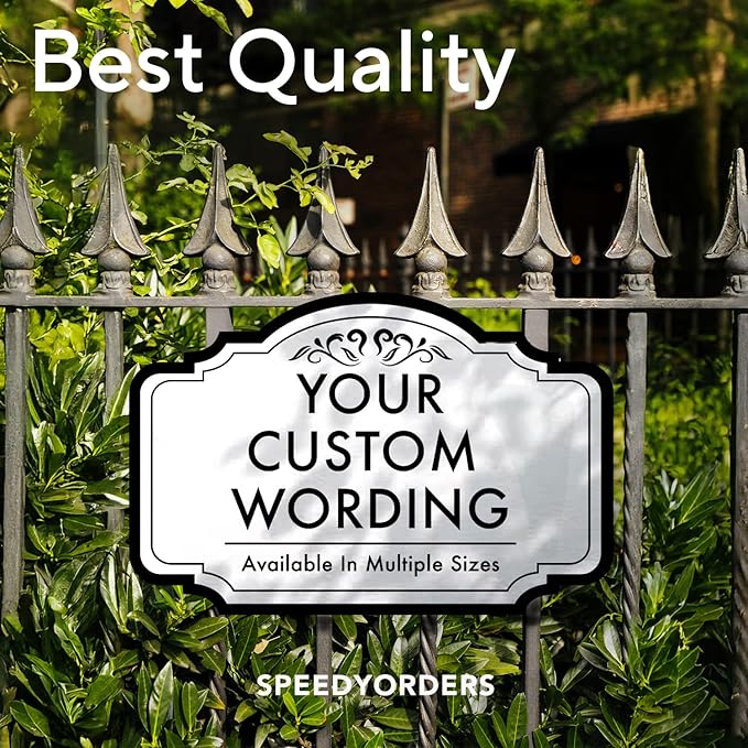 Custom Decorative Outdoor Metal Sign - Image 7