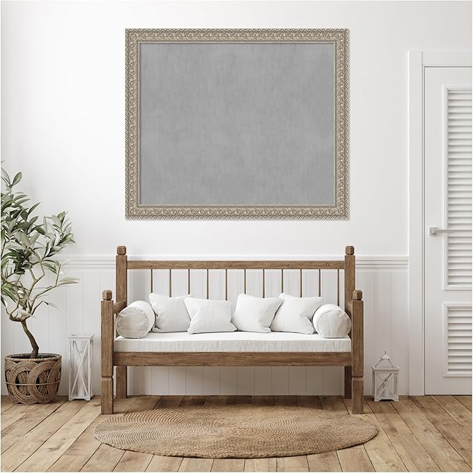 Amanti Art Silver Framed Magnetic Board 47x55 Oversize Vision Board - Image 5