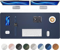 Leather Desk Protector, Large Mouse Pad, Non-Slip Blotter, Waterproof Writing by AFIING