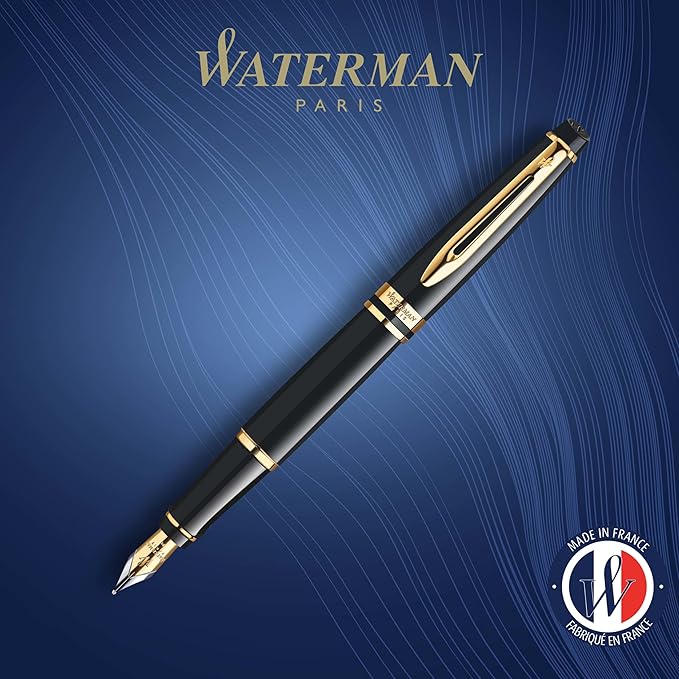 Waterman Expert Fountain Pen Gloss Black - Image 2