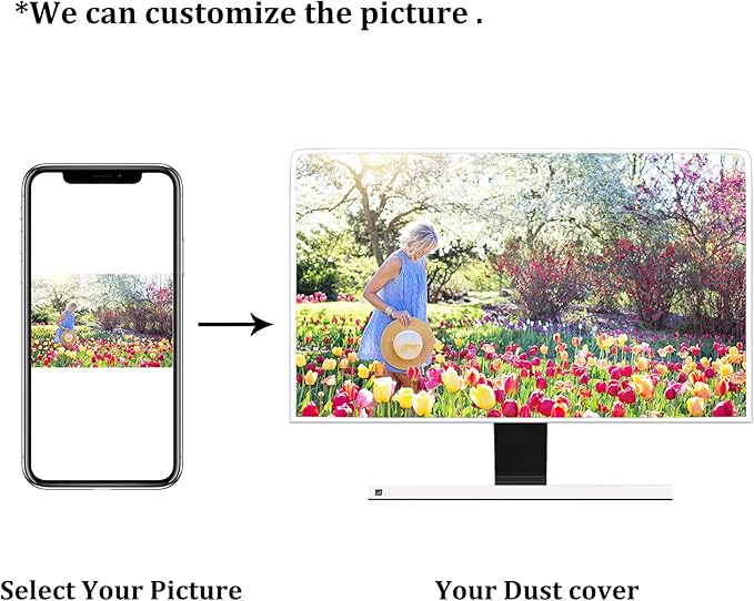 Baocicco Gold Blue Waterproof Screen TV Cover 70 Inch Modern Full Body Covers - Image 7