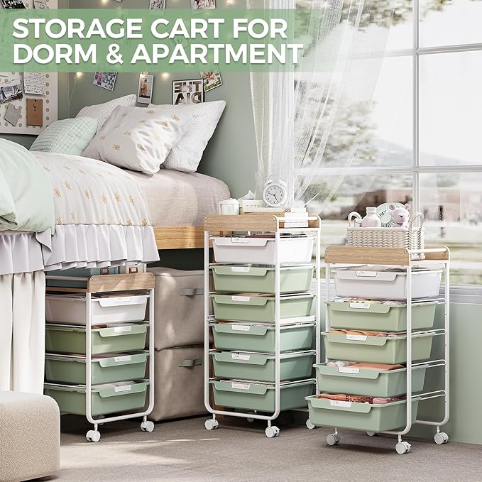 Rolling Storage Utility Cart - Image 9
