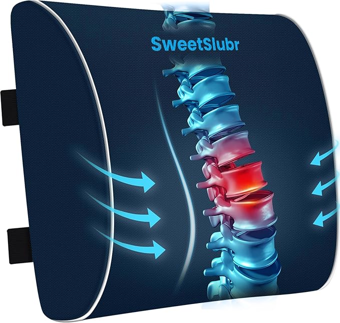 SweetSlubr Large Lumbar Support Pillow by Unknown