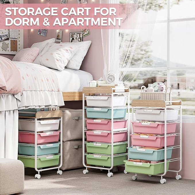 Rolling Storage Utility Cart - Image 9