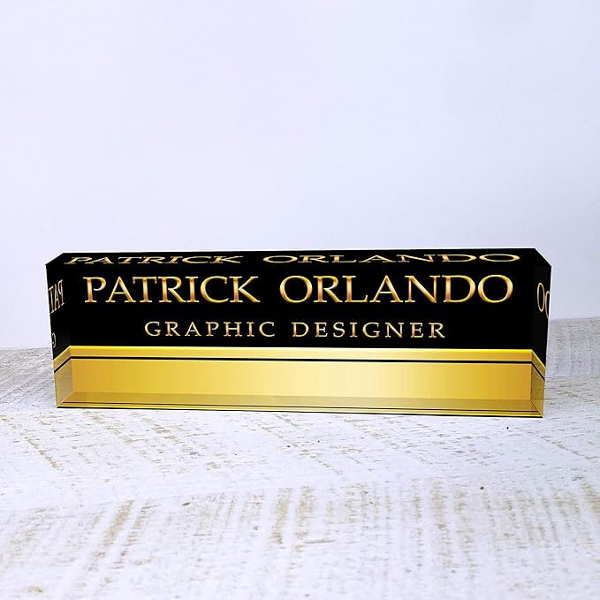 Artblox Personalized Office Desk Name Plate - Image 8