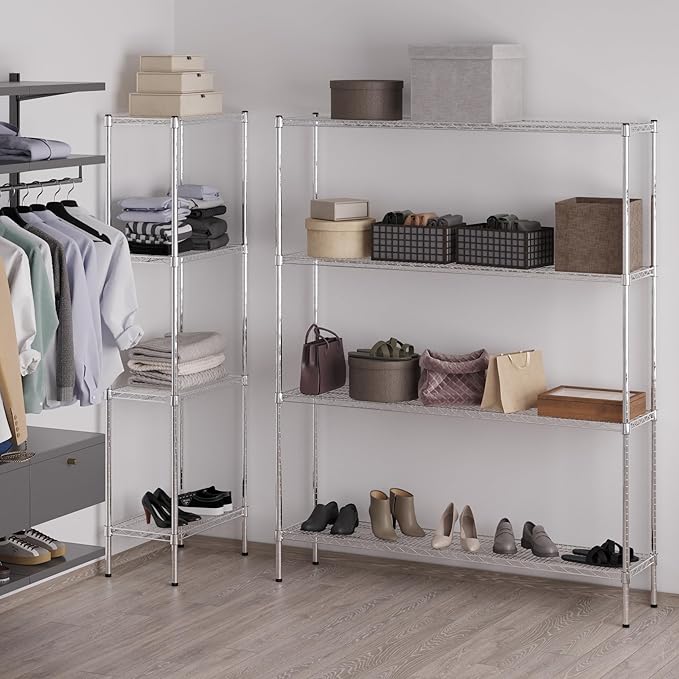Regal Altair 14" Deep x 60" Wide x 74" Height Wire Shelving Kit | 4-Tier | NSF - Image 2