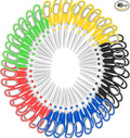Scissors Bulk 40-Pack, Taotree 8" All Purpose Scissors, Soft Comfort-Grip by Taotree