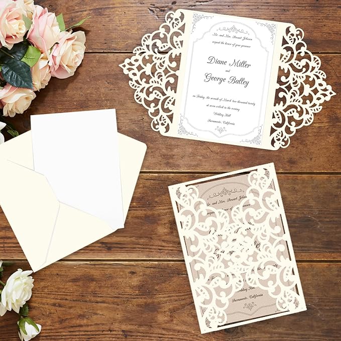 24 Sheets Cream Cardstock 8.5 x 11 Off White Paper, Goefun Ivory Card Stock - Image 4