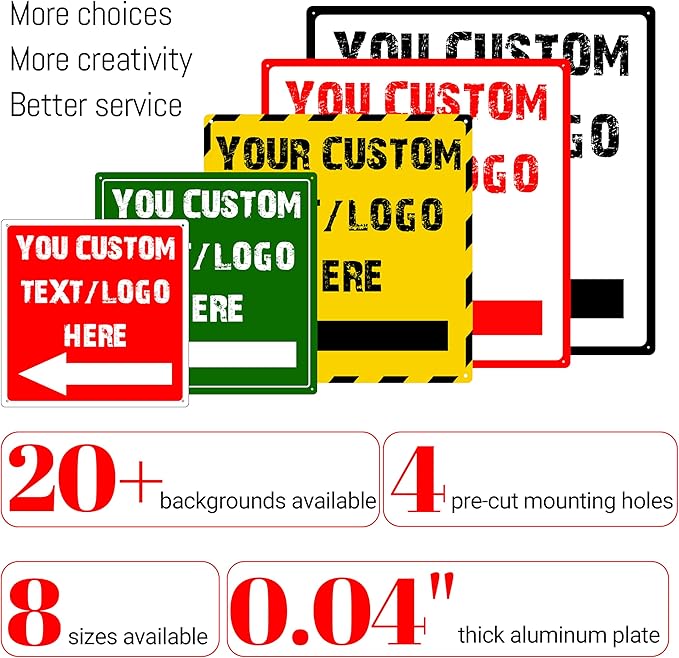 Custom Square Outdoor Signs - Image 4