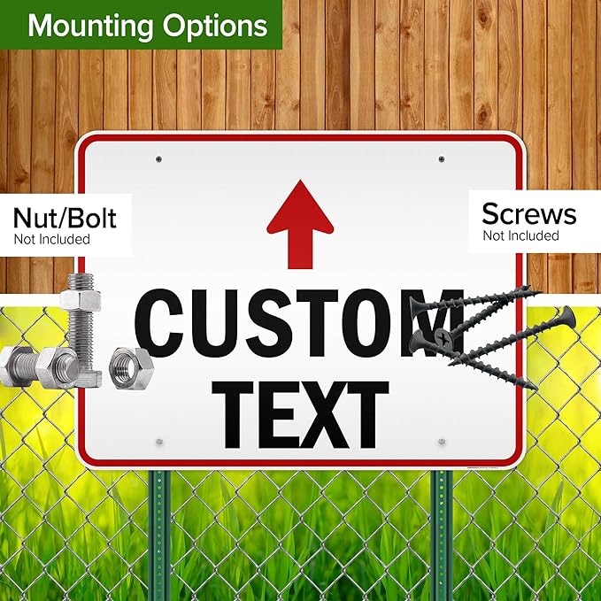 Custom Arrow, Custom Directional Sign, Up Arrow, 36x48 Inches, Reflective - Image 5