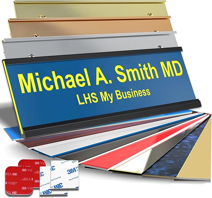 Custom Name Plate for Doors, by LHS+My+Business