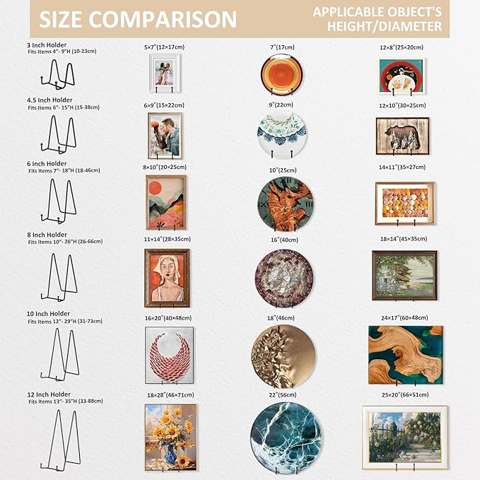 LIONWEI LIONWELI Plate Display Stand Easel Holders - Image 8