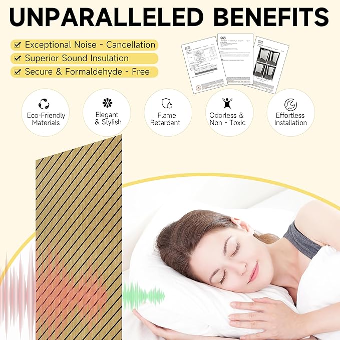 10 Pack Art Acoustic Panels, 47.2” x 23.6” Soundproof Wall Panels - Image 2