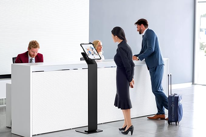 CTA Digital Locking Floor Stand Premium Support Base Kiosk Lock & Key Security - Image 2