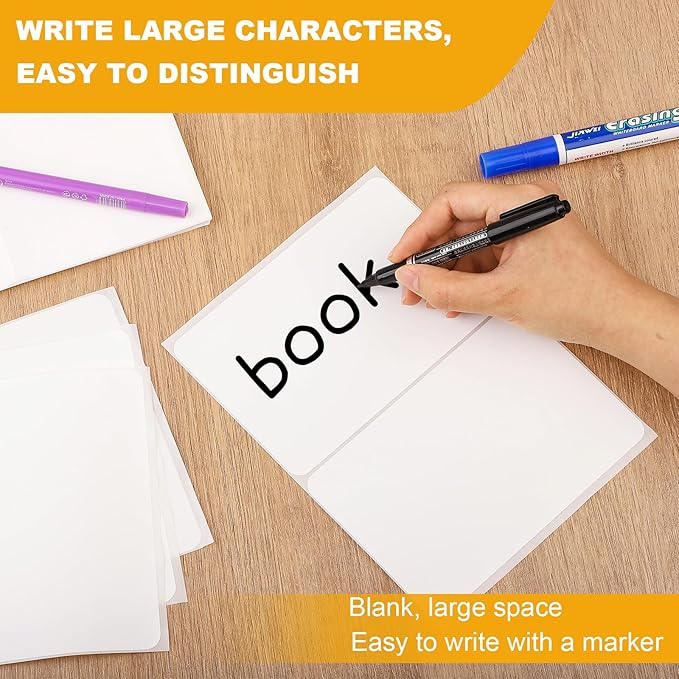 200 Pcs Labels for Storage Bins, 6 x 4 inch Large Label Stickers - Image 3