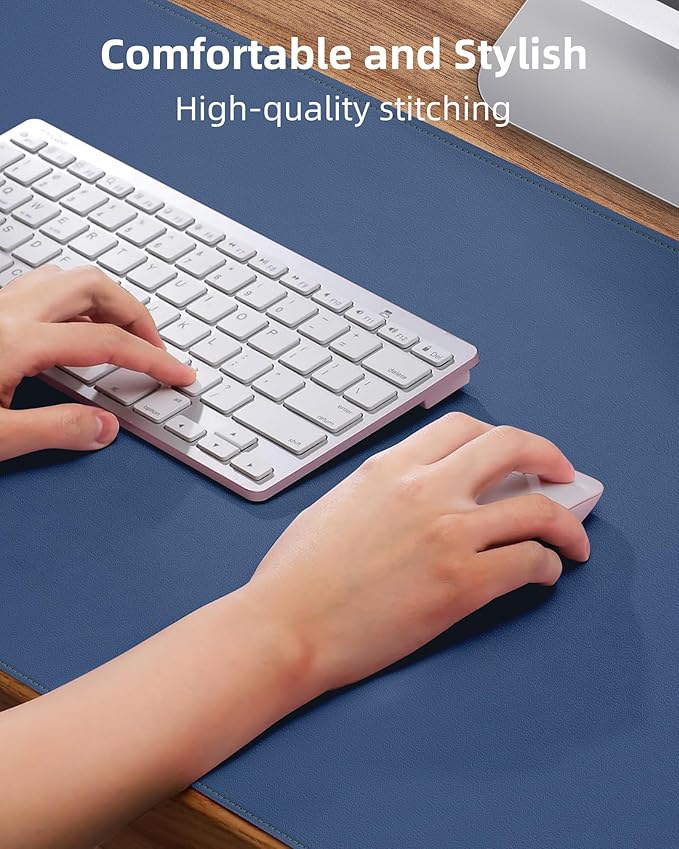 Non-Slip Desk Pad, Mouse Pad, Waterproof PVC Leather Desk Table Protector - Image 3