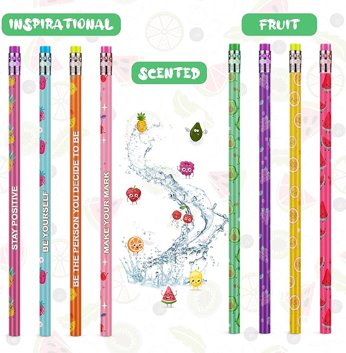 Leinuosen 60 Pcs Scented Pencils Bulk - Image 3