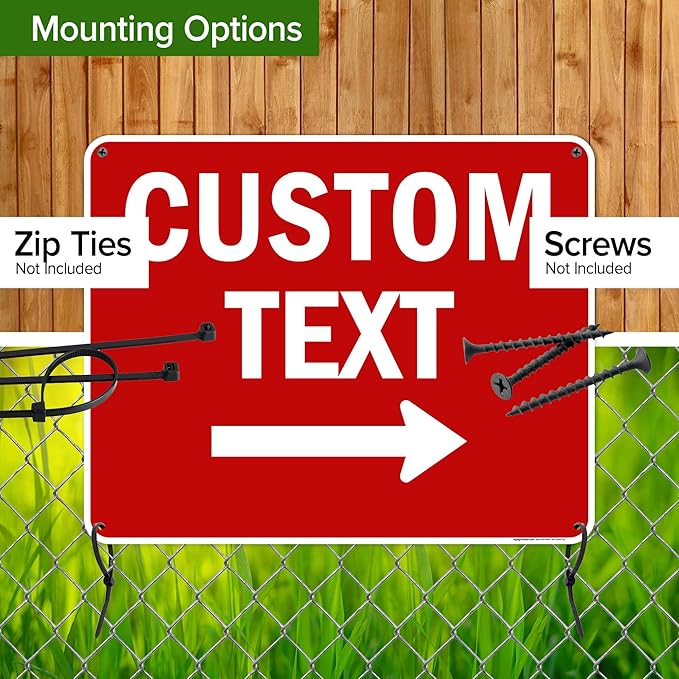 Custom Arrow, Custom Directional Sign, Right Arrow, 24x30 Inches, Rust Free - Image 5