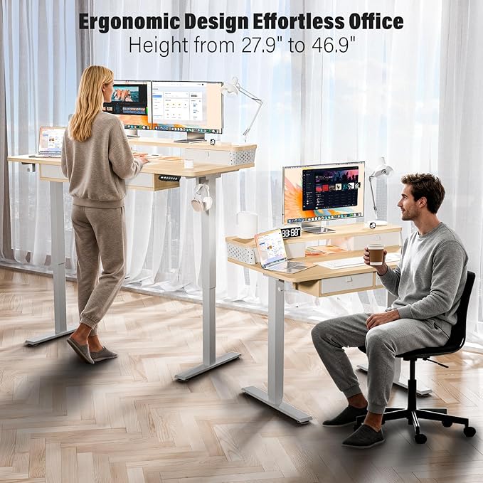 Kingant 55 x 24 Inch Electric Standing Desk - Image 3