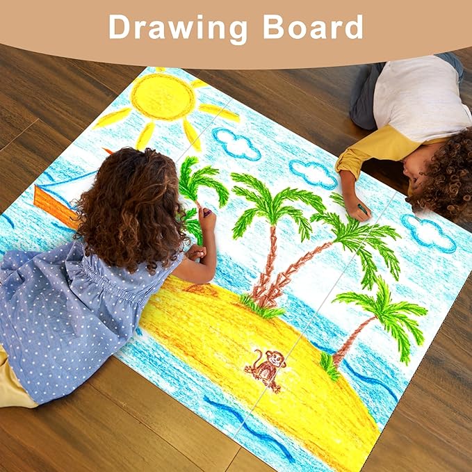 HAUTOCO 36'' x 48'' Trifold Poster Board 4 Pack Large Tri Fold Project Boards - Image 5