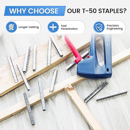 meite T-50 Staples Marine, 3/8 Inch 304 Stainless Steel Staples - Image 7