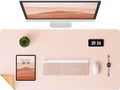 Aothia Double-Sided Desk Pad – 25.6"x13.7" Large Mouse Pad, Leather Desk Mat by AothiaSimpleNaturalUnique