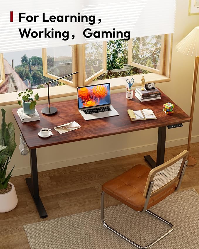SANODESK Electric Standing Desk 48 x 30 Inches Whole-Piece Desktop Height - Image 3