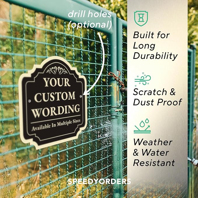 Custom Decorative Outdoor Metal Sign - Image 6