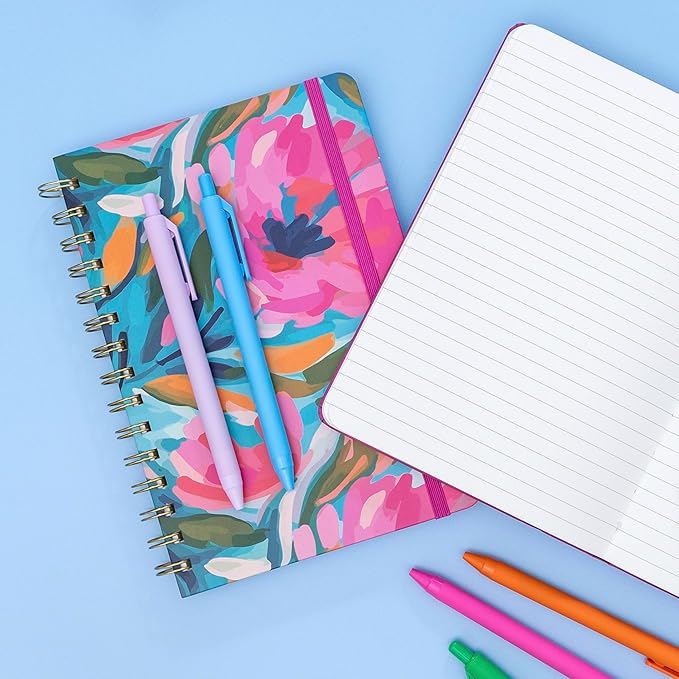 PAPERAGE Lined Spiral Journal Notebook, 3 Pack, 160 Pages, Medium 5.5 inches x - Image 7