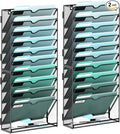 SUPEASY 11-Tier Wall File Organizer, Hanging Wall Files by SUPEASY