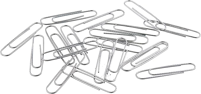 Amazon Basics Jumbo Size Office Paper Clips, Non Skid - Image 3