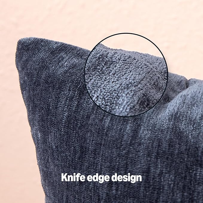 Amazon Basics Chenille Throw Pillow Covers, Home Decor Cushion Cover - Image 4