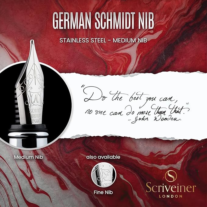 Scriveiner Personalized Deep Crimson Red Pen - Image 5