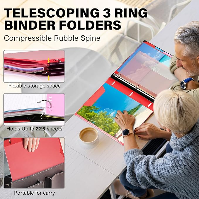 WOT I Telescoping Project Organizer, Refillable Binder - Image 2