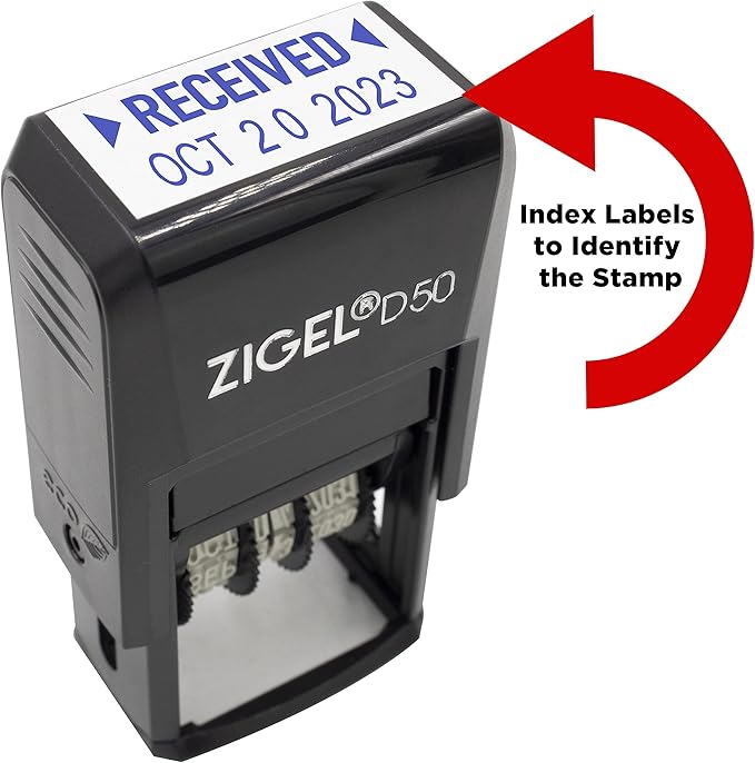 ZIGEL D50 Date Stamp with FAXED - Image 5