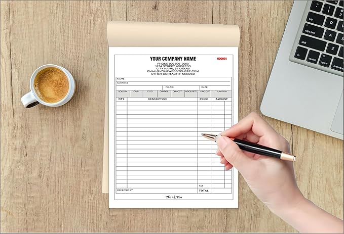 Custom Carbonless Invoice Book - Image 4