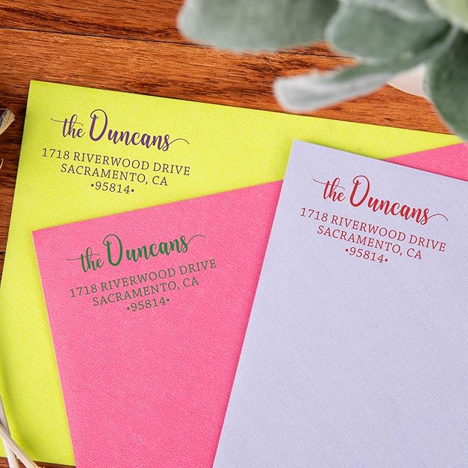 The Duncans Personalized Self-Inking Address Stamp | Envelope Return Address - Image 9