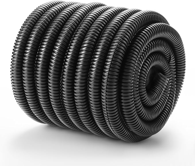 Wire Loom 3/8 inch 33ft, YCLYC Split Loom, Outdoor Cord Protector, Flexible by YCLYC