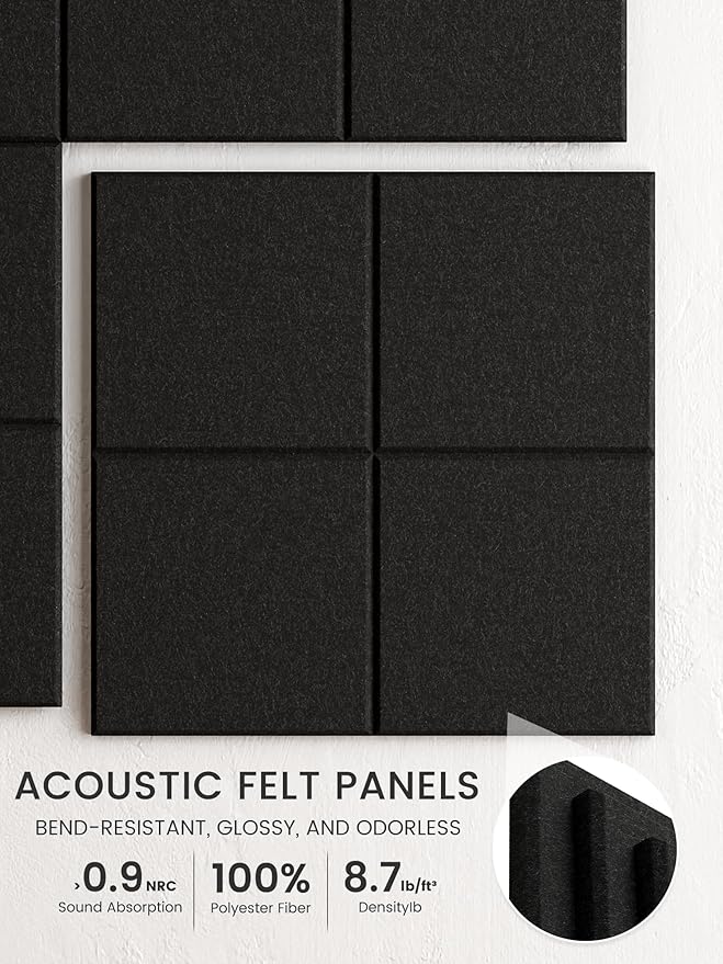 Bumusty Large Cork Board Alternative-47 x35 Felt Bulletin Board Tiles, - Image 3