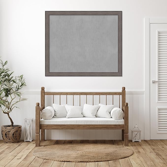 Amanti Art Grey Framed Magnetic Board 45x53 Oversize Vision Board - Image 6