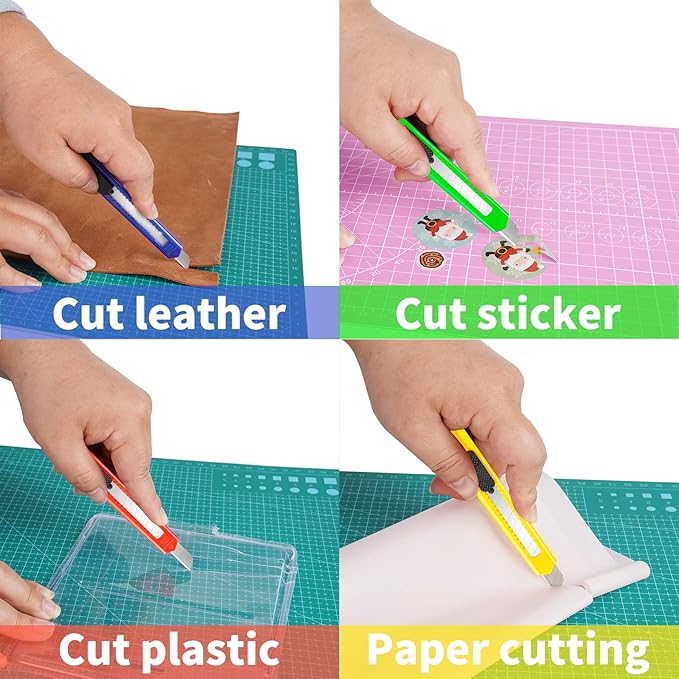 24Pack Box Cutters Utility Knife Retractable Compact Extended Use - Image 6