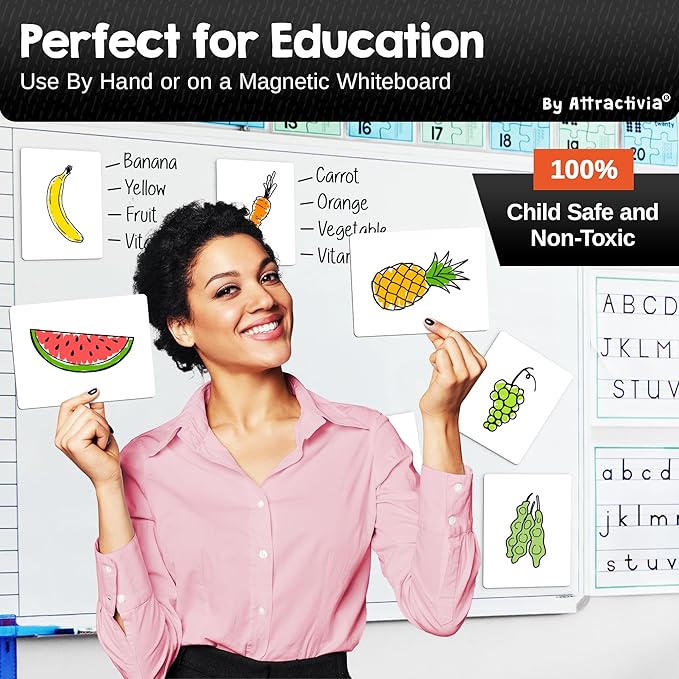 Attractivia Dry Erase Magnetic Labels 7.3 x 5.6 in, Dry Erase Magnets, - Image 6