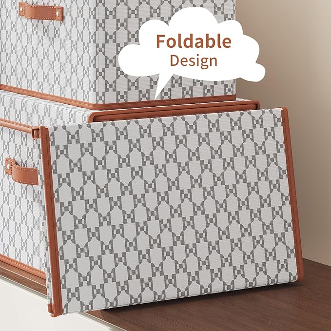 Tuza 4 Pack Fabric Storage Bins - Image 6