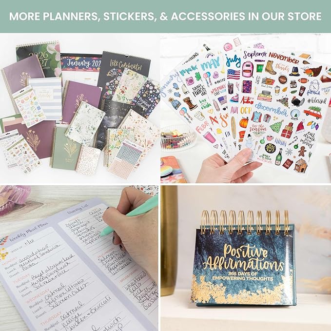 bloom daily planners 2026 Hardcover Calendar Year Goal & Vision Planner - Image 7